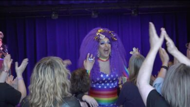A drag performer in Ohio says she’s fighting back against legislation, protesters with her art